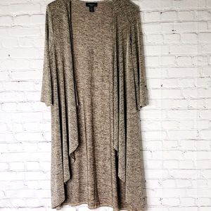 🌺 R & M Richards Tan Maxi Dress